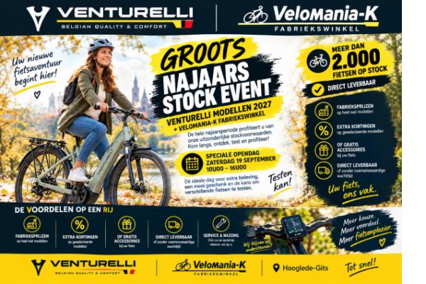 GROOTSE NAJAARS STOCKVERKOOP GAAT VAN START!